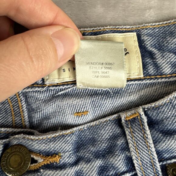 Vtg 90’s Eddie Bauer Mom Jeans Women's 14 High Rise Loose Fit 100% Cotton (1152) - Picture 4 of 14